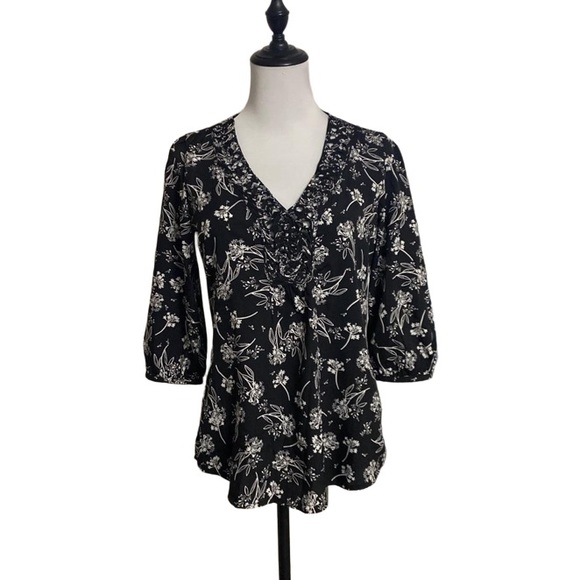 Banana Republic blouse 3/4 sleeves size S - Picture 1 of 8